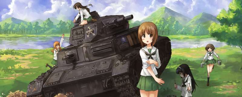 Girls & Panzer - Garupan, Girls und Panzer